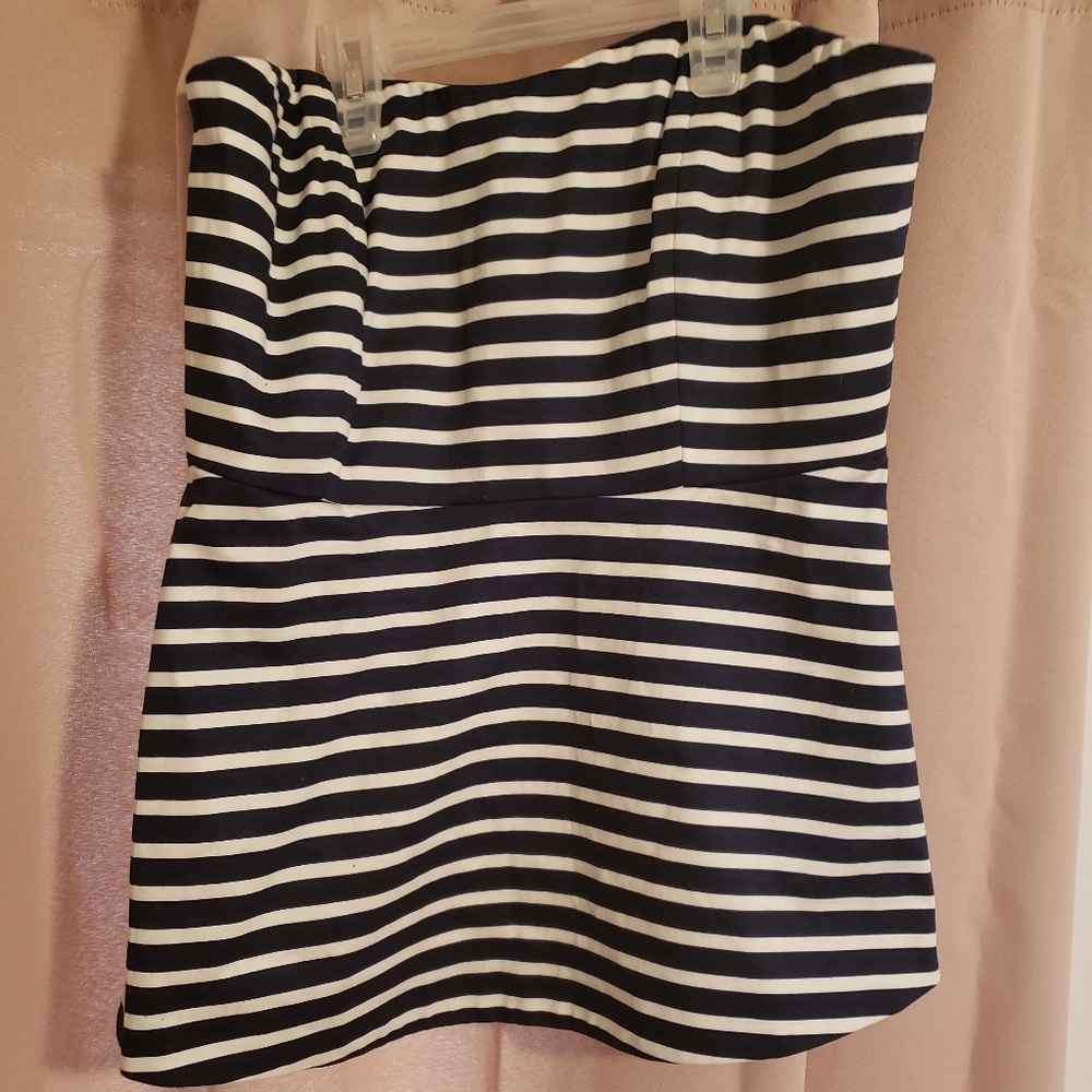 J crew strapless top